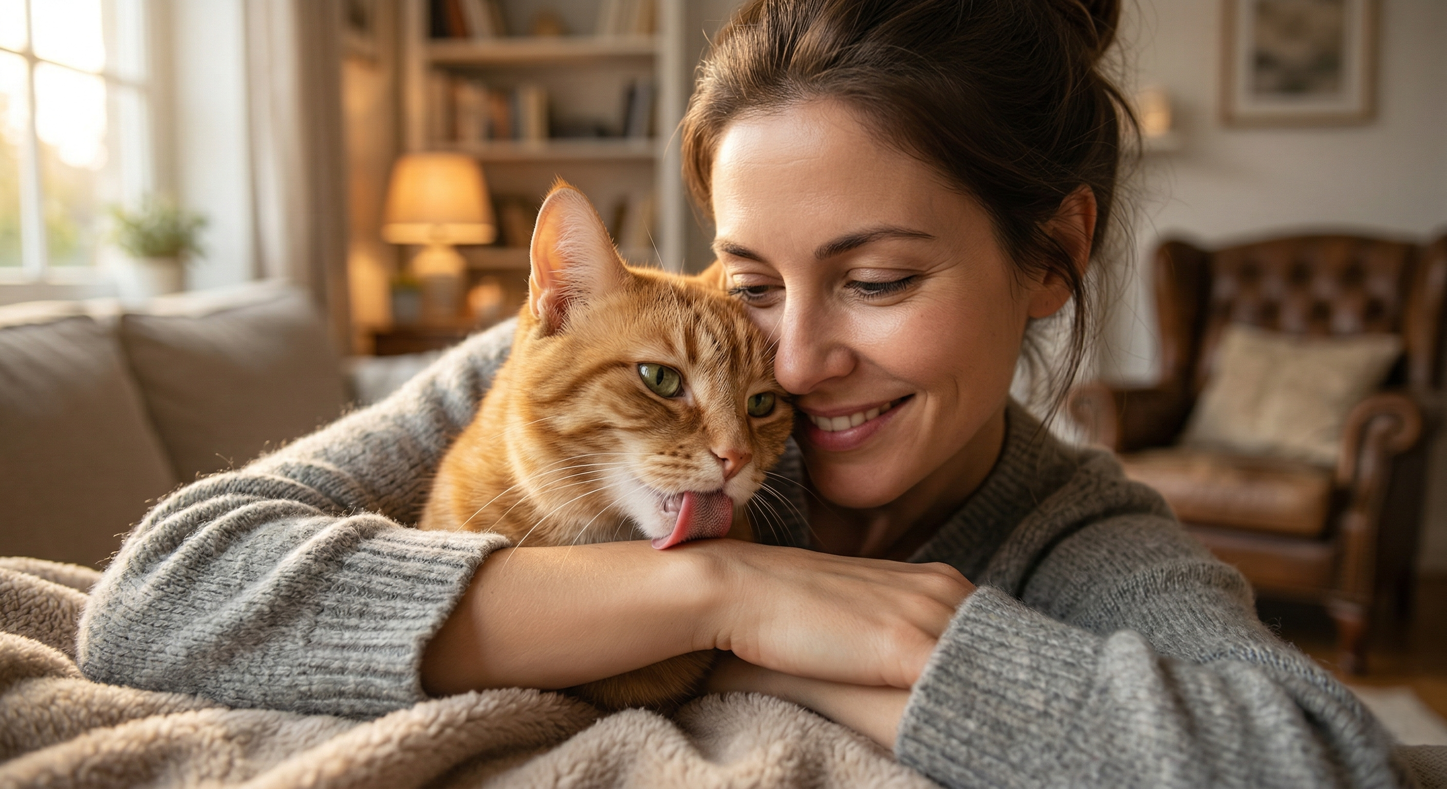 Why is my cat licking me 7 common reasons?