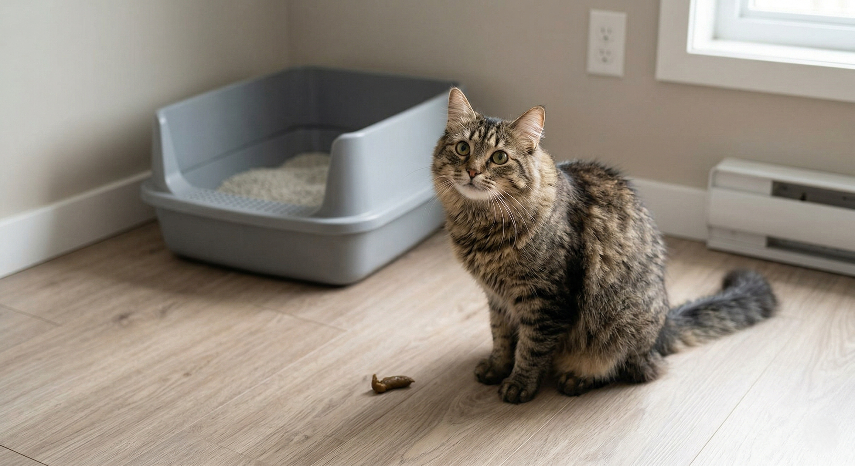 Why is my cat pooping outside the litter box?
