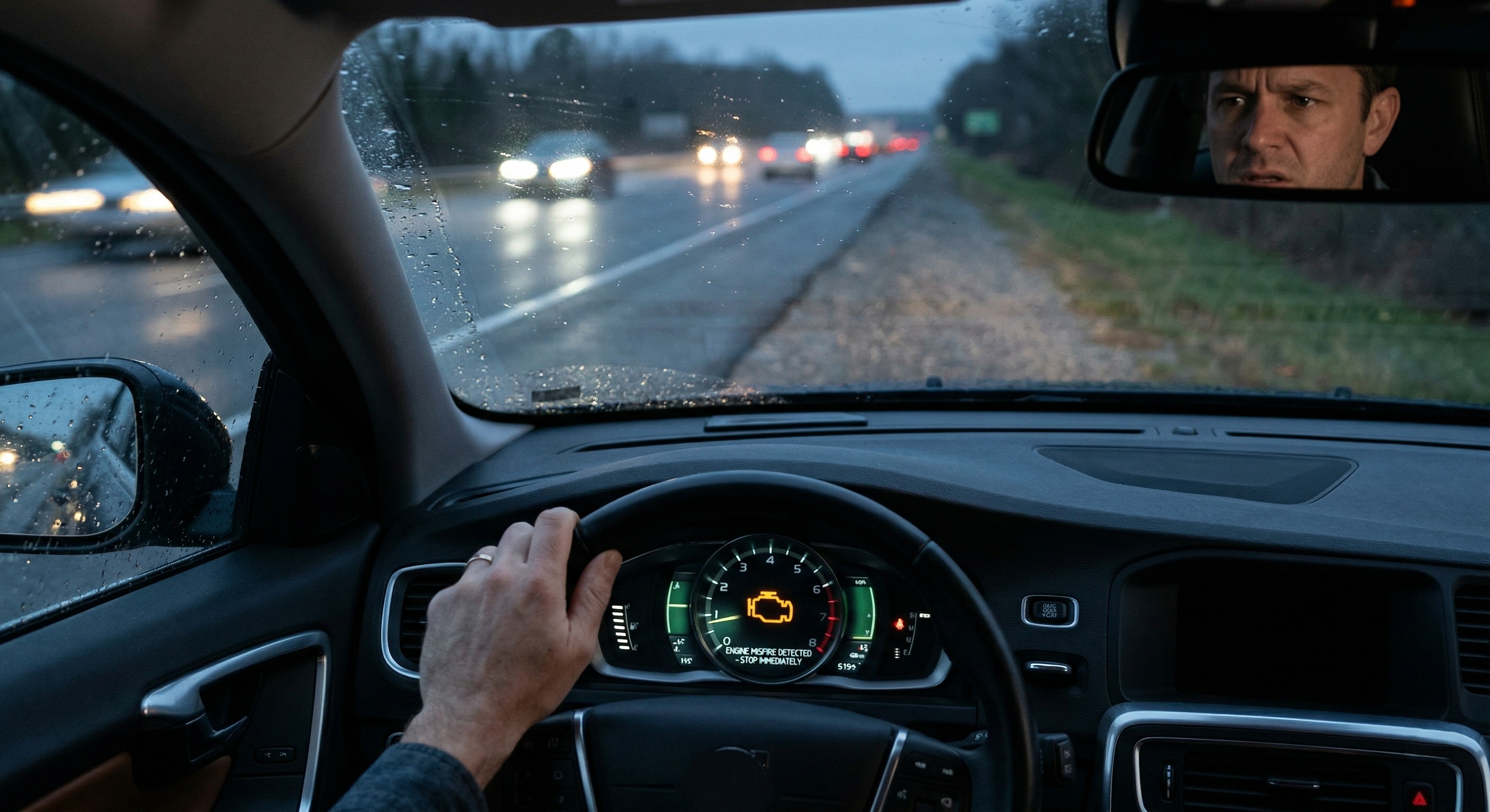 Why is my check engine light flashing?