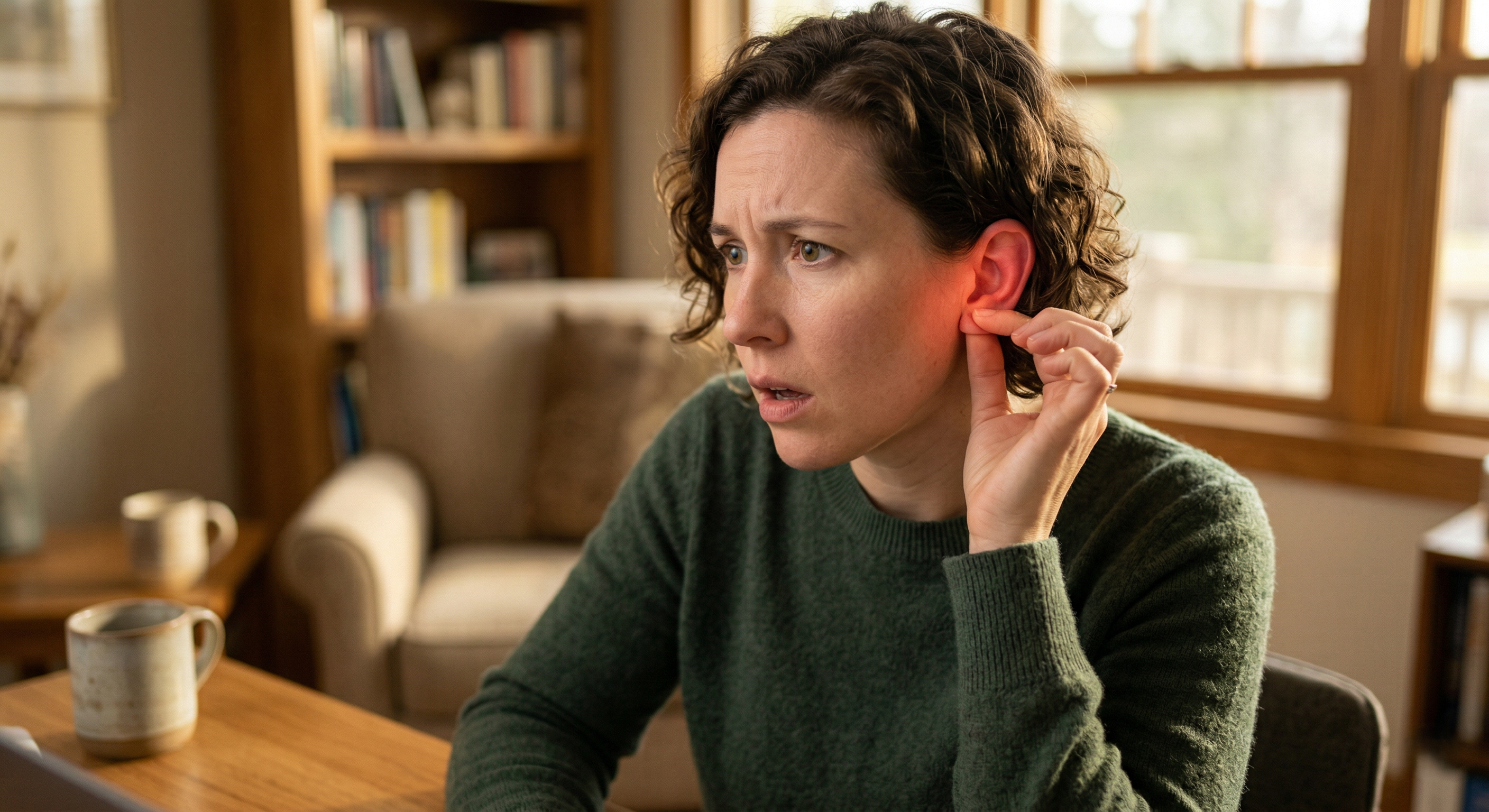 Why is my ear hot all of a sudden?