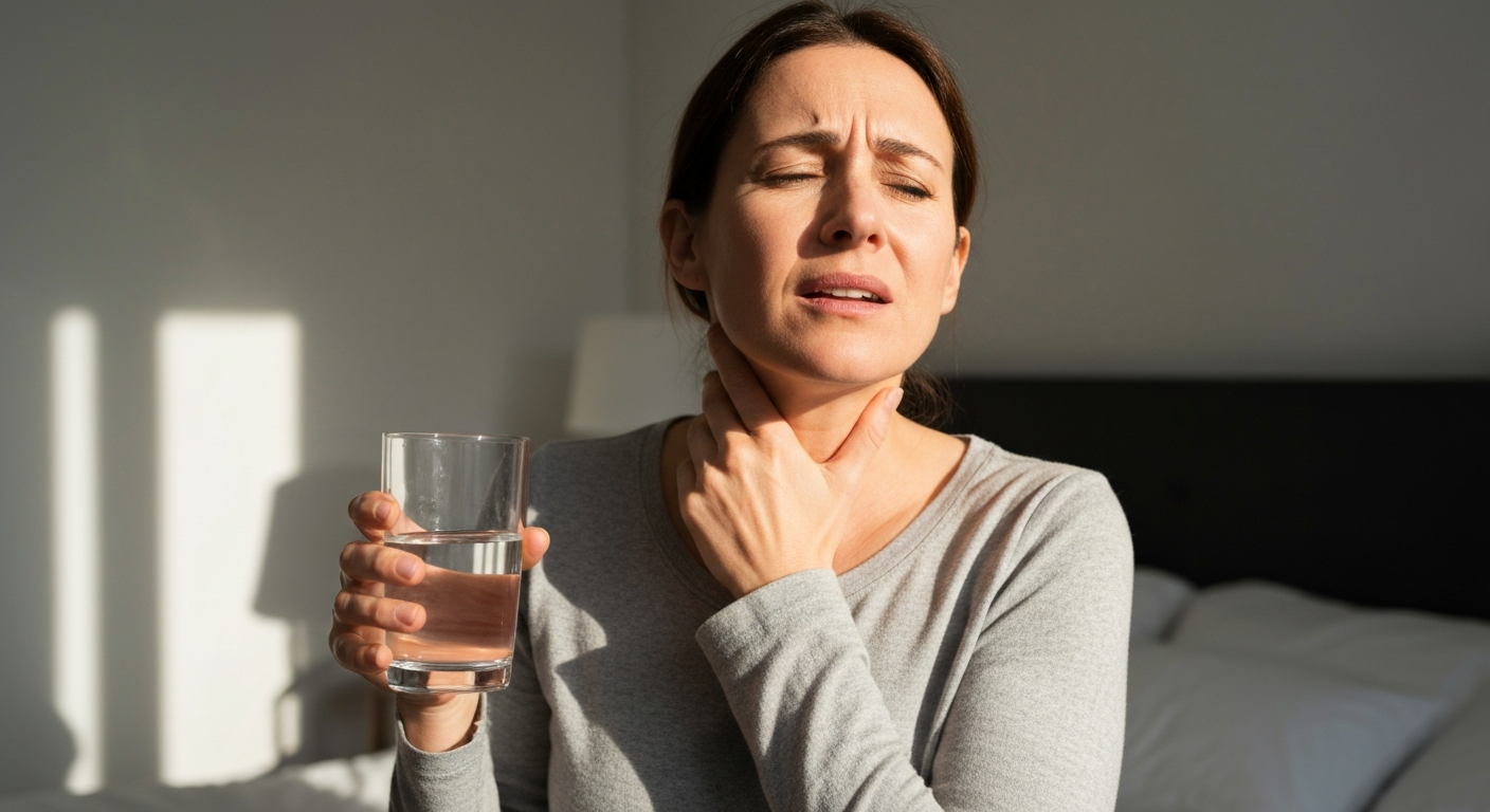 Does snoring make your throat sore?