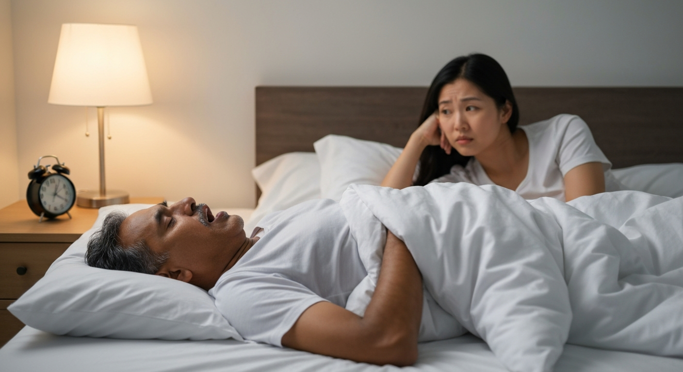 Snoring immediately after falling asleep?