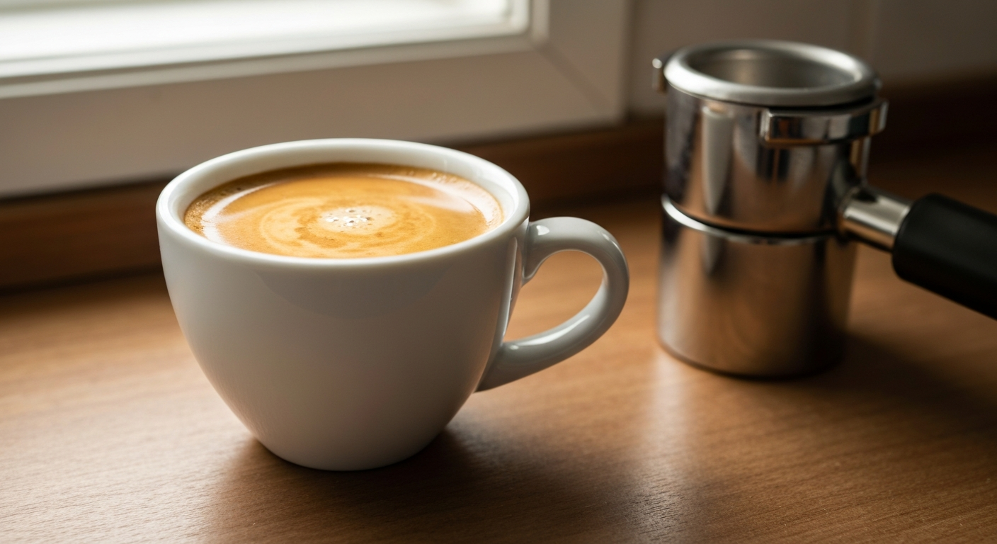 Why is my espresso creme mottled?