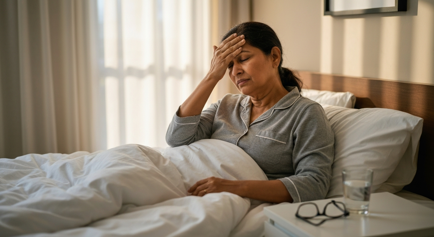 Why is my headache worse when lying down?