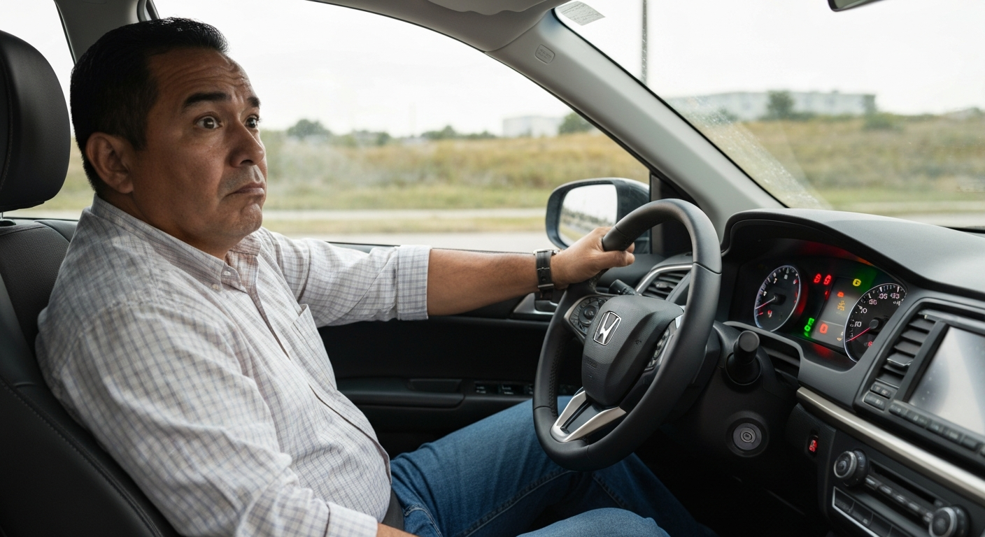 Why is my honda beeping while driving?