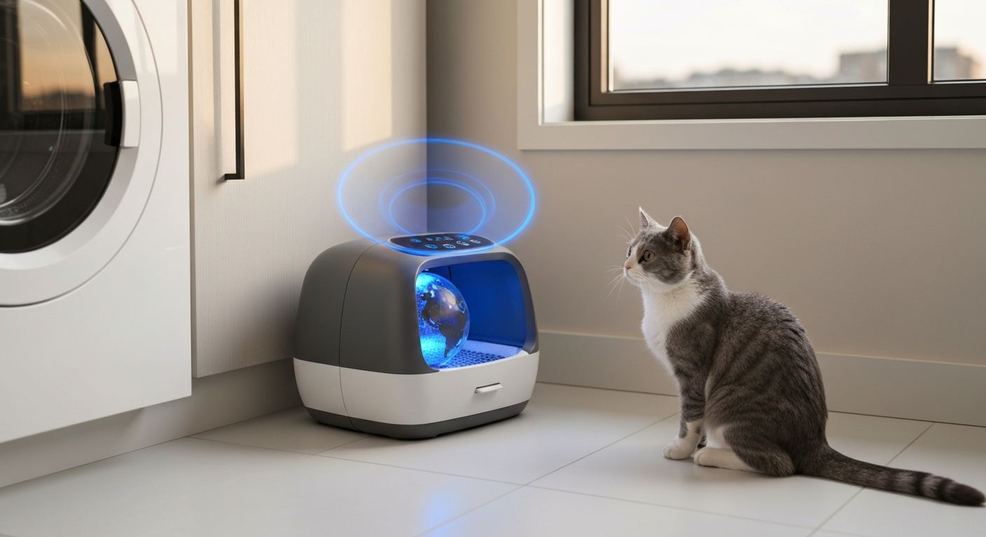 Why is my litter robot blinking blue?
