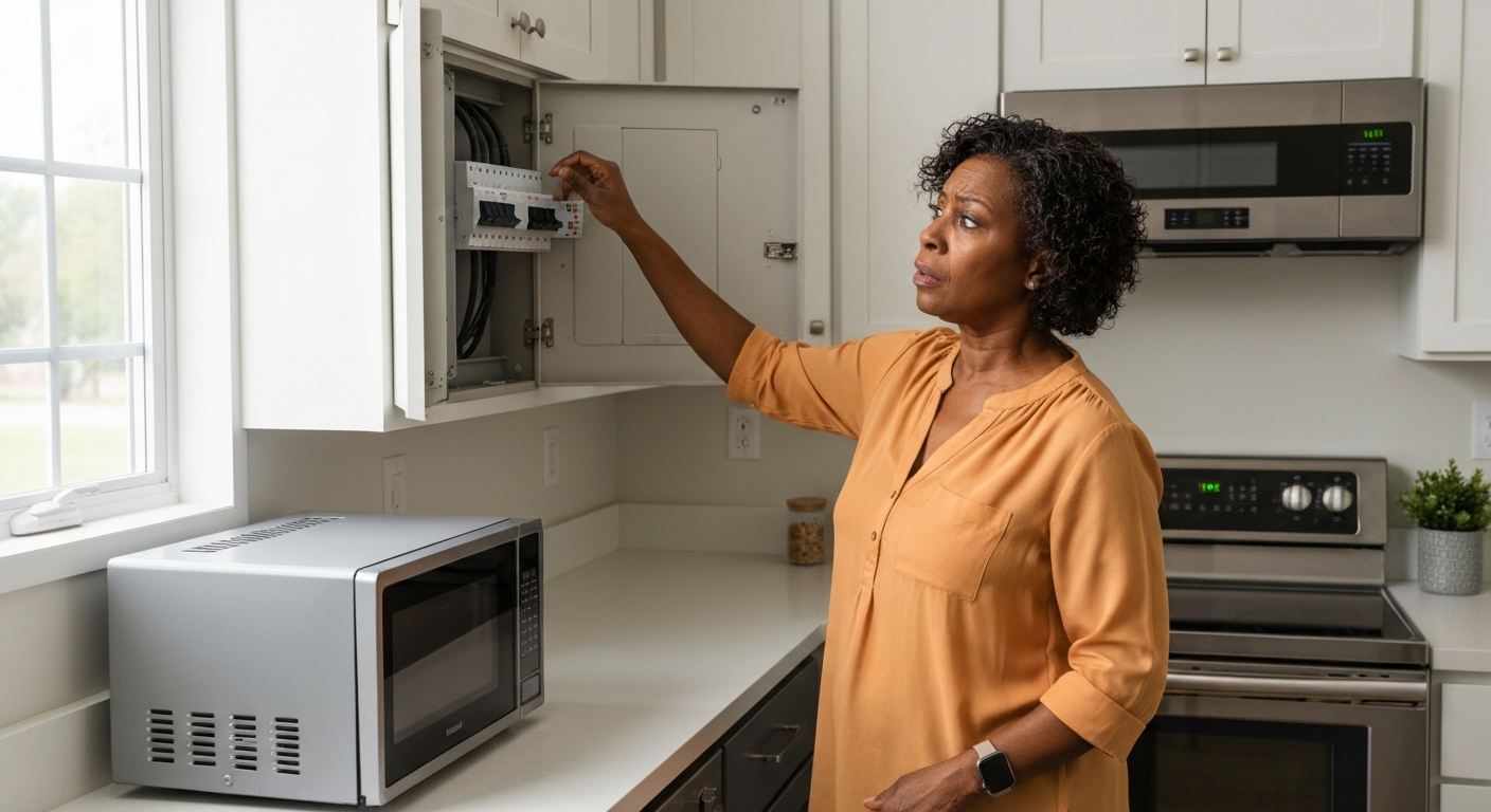 Why is my microwave tripping the breaker?
