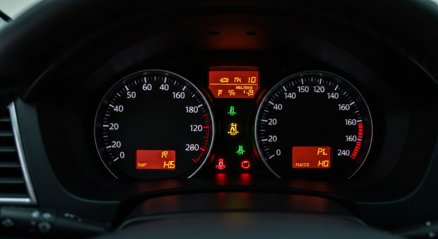 Why is my mileage blinking?