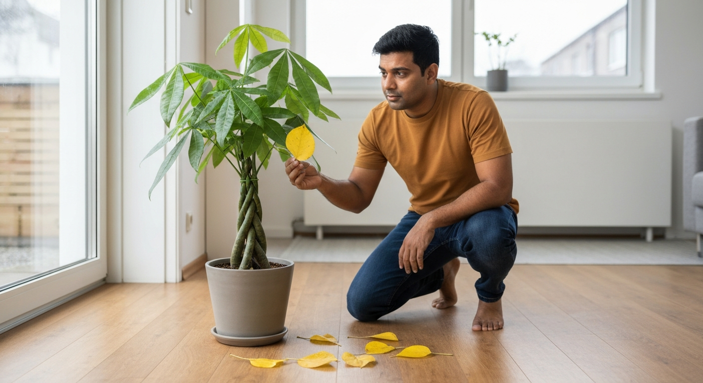 Why is my money tree dropping leaves?