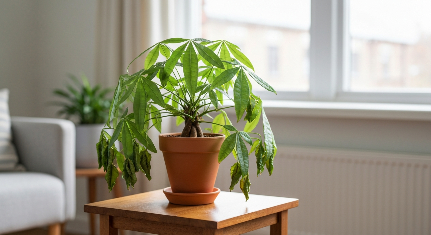 Why is my money tree leaves drooping?