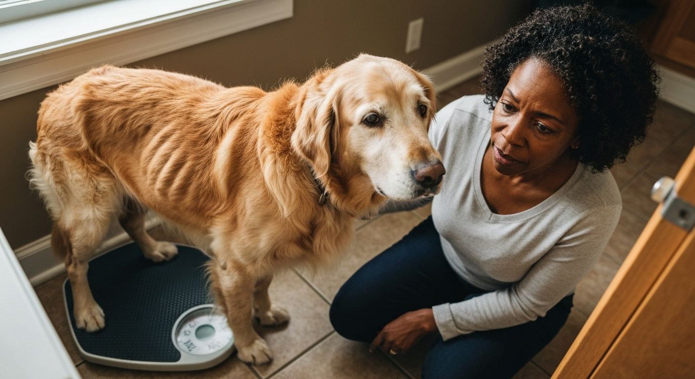 Why is my old dog losing weight?