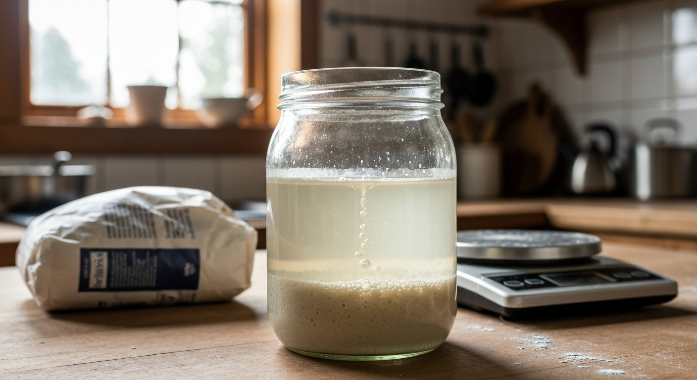 Why is my starter watery?