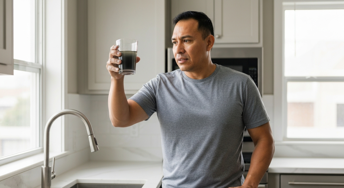 Why is my water black?