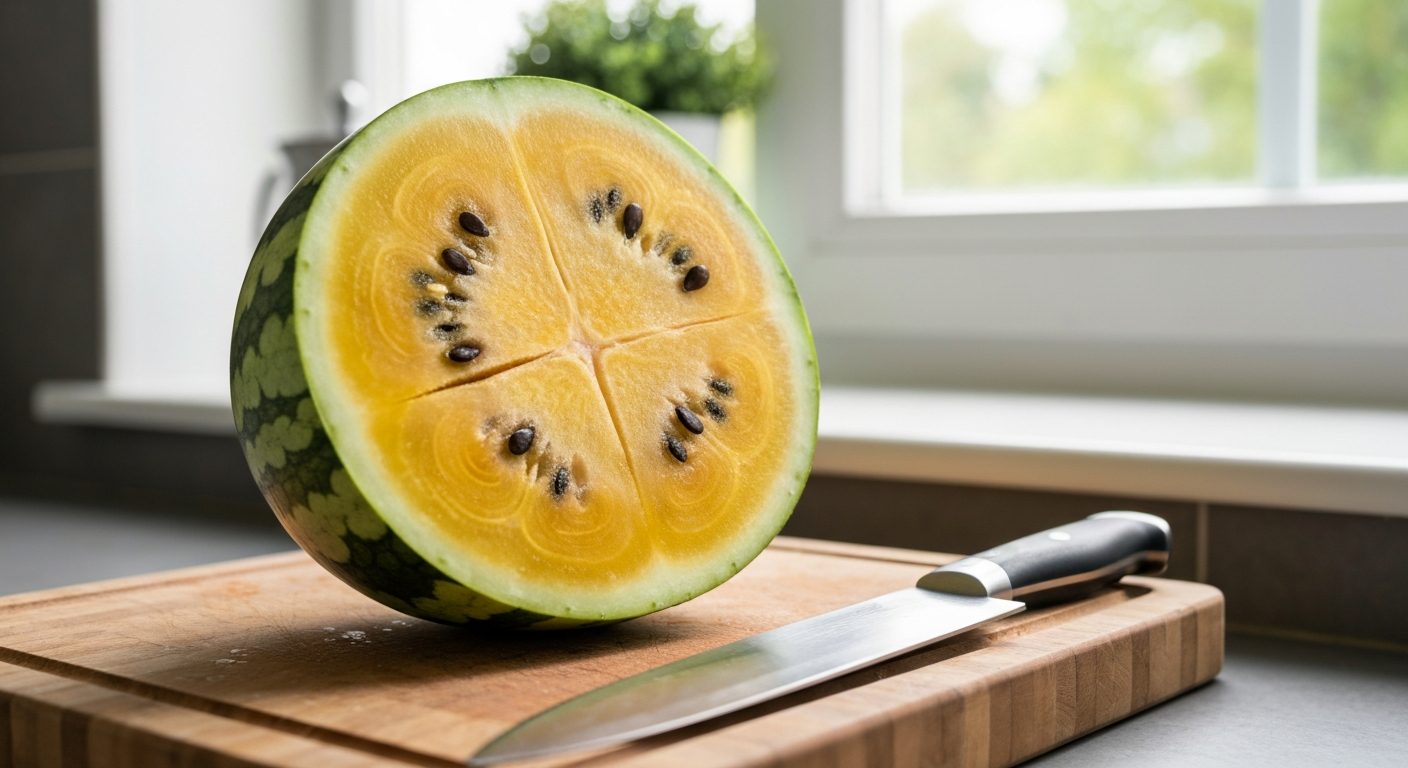 Why is my watermelon yellow?