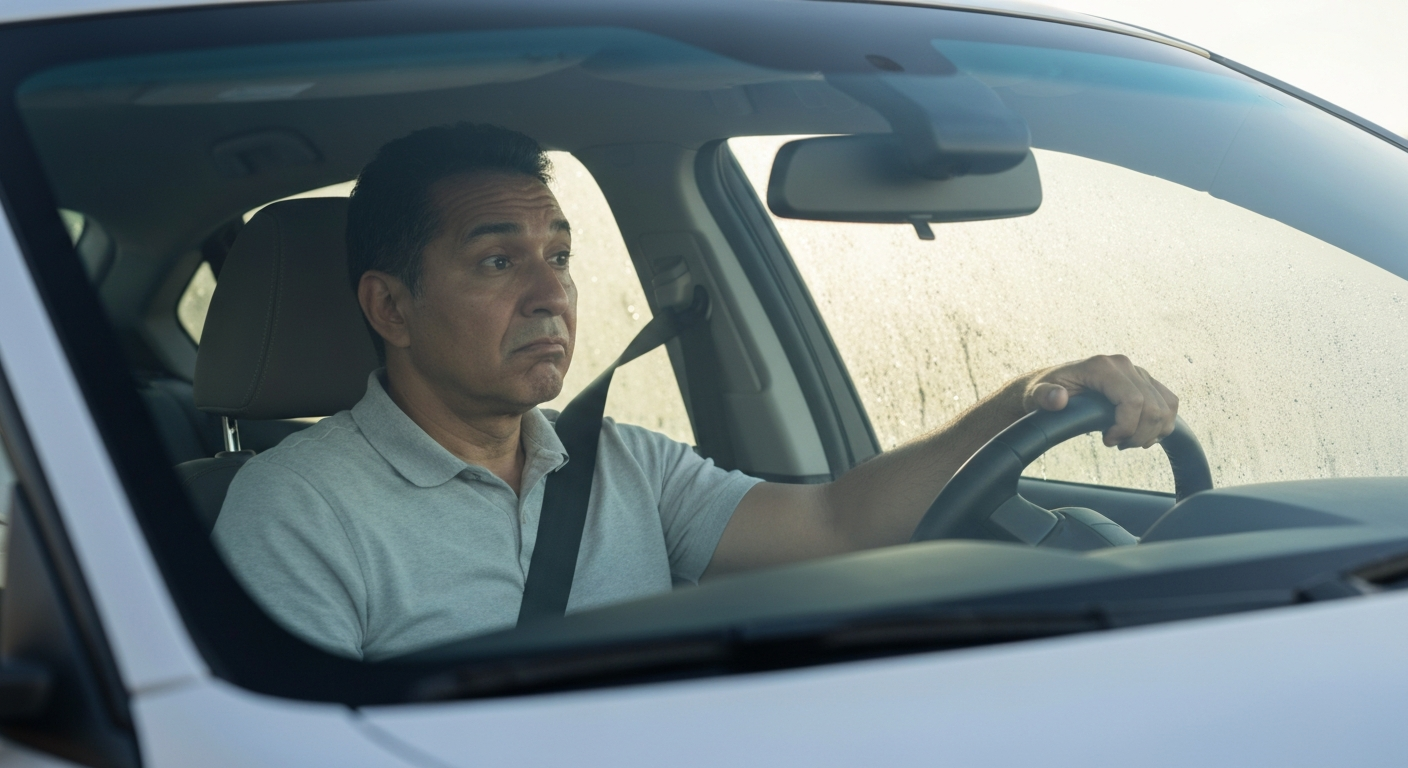 Why is my windshield fogging up on the outside?